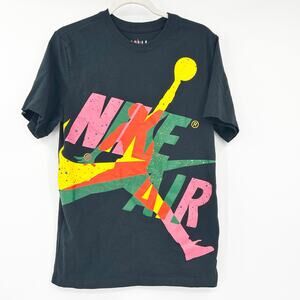 Nike Air Jordan Mens Streetwear‎ Crewneck Swoosh Jumpman Graphic T-Shirt Size S